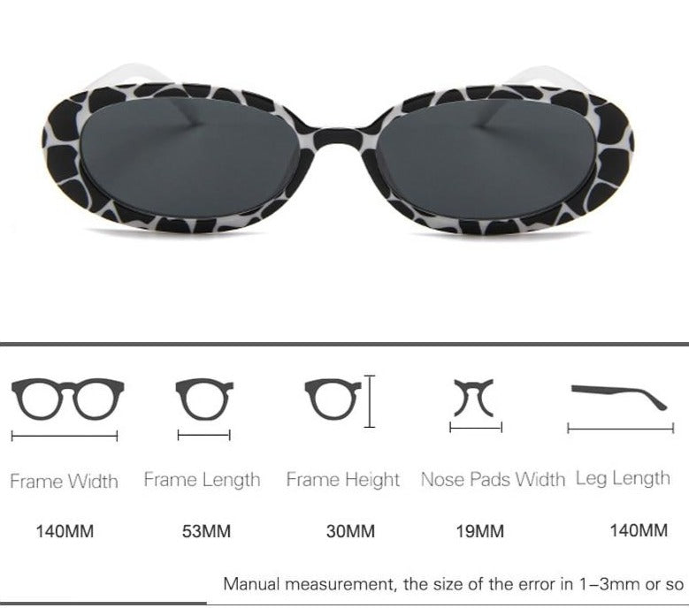 <font size="3" face="Rubik"><b>HALLIE</b></font> <br> Oval Sunglasses