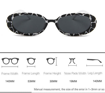 <font size="3" face="Rubik"><b>HALLIE</b></font> <br> Oval Sunglasses