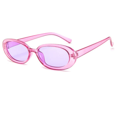 <font size="3" face="Rubik"><b>HALLIE</b></font> <br> Oval Sunglasses